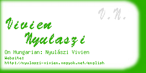 vivien nyulaszi business card