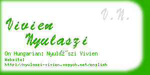 vivien nyulaszi business card